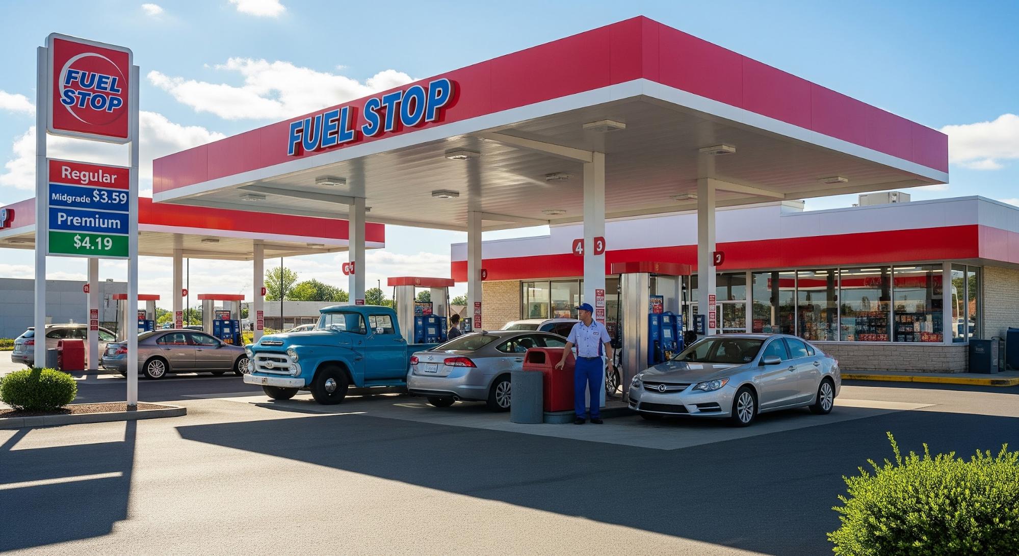 como abrir um posto de gasolina